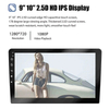 Autoradio Android Gps DVD Bluetooth WiFi vidéo universelle 7 pouces 9 pouces 10 pouces écrans pour voitures