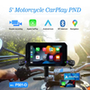 5 pouces Navigation Moto sans fil Apple Carplay Android Auto Moto Navi GPS navigateur pour Moto IPX7 écran étanche