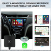 Adaptateur Carplay sans fil Android Auto, boîtier AI intelligent filaire Android Auto vers Dongle USB sans fil