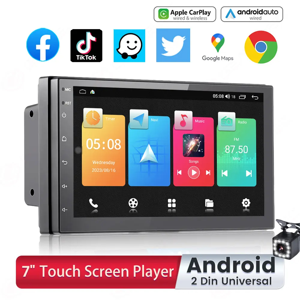 Offre spéciale 7 pouces Double 2 Din autoradio Android écran de voiture android radio android lecteur de voiture